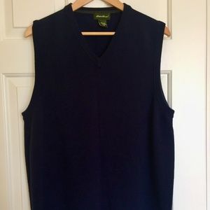 Eddie Bauer Mens Pullover Sweater Vest MEDIUM TALL